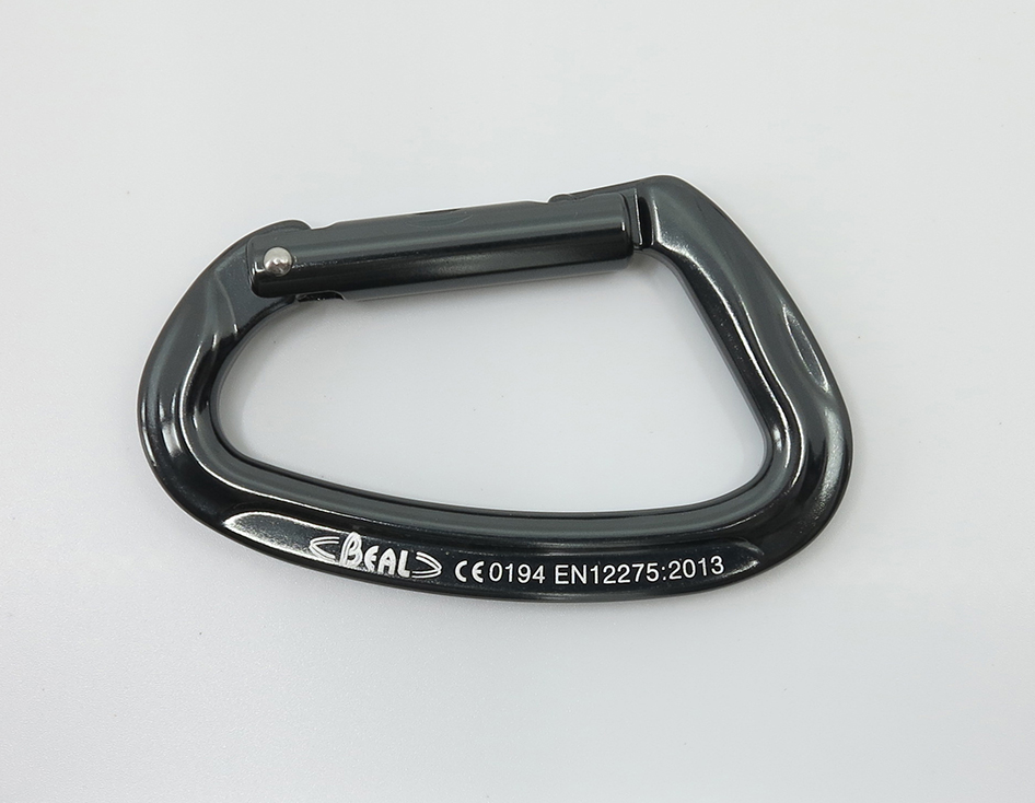 Straight gate carabiner