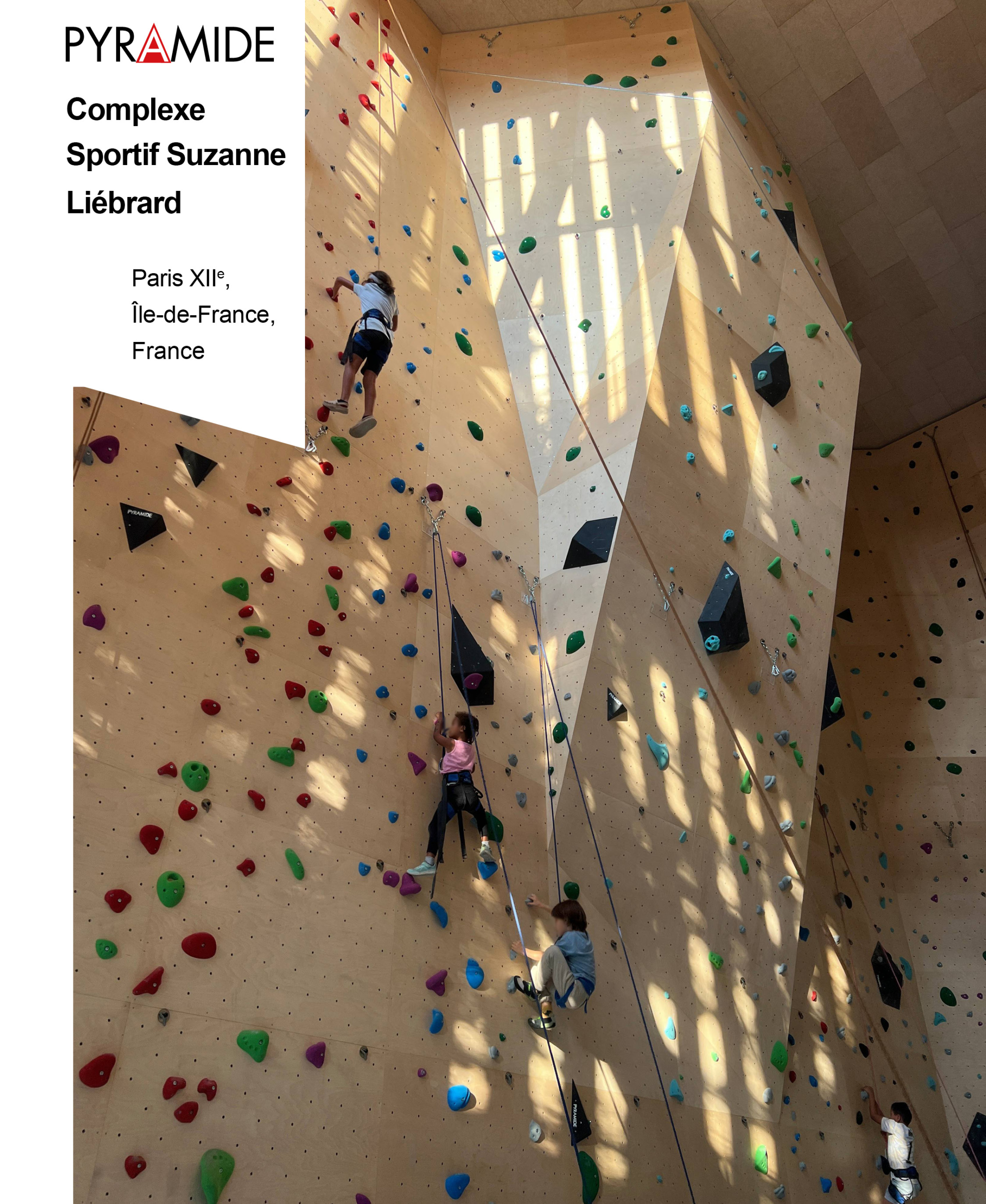 🔺Magnifique mur à Paris pour le Complexe Sportif Suzanne Liébrard !