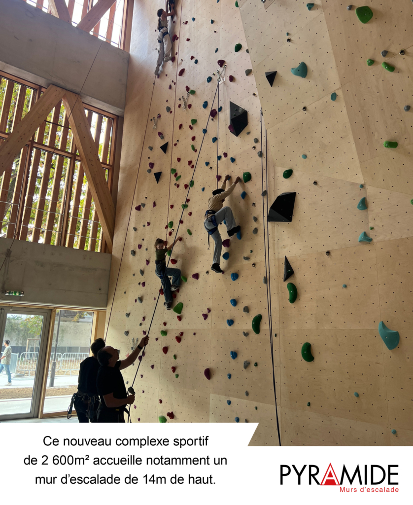 🔺Magnifique mur à Paris pour le Complexe Sportif Suzanne Liébrard !